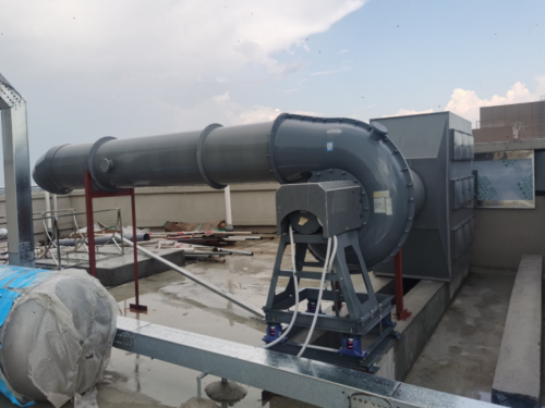 實驗室通風標配永磁節(jié)能風機安裝項目